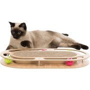 Trixie Scratching cardboard with wooden frame oval Trixie Scratching cardboard with wooden frame oval