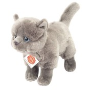 Hermann Teddy Chartreux cat standing 20 cm Hermann Teddy Chartreux cat standing 20 cm