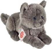 Hermann Teddy Carthusian Cat Lying 20 cm Hermann Teddy Carthusian Cat Lying 20 cm