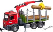 Bruder MB Arocs Wood Transport Truck with Loading Crane, Grapple, and 3 Logs (03669) Bruder MB Arocs Wood Transport Truck with Loading Crane, Grapple, and 3 Logs (03669)