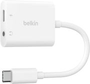 Belkin RockStar 3.5mm Jack Audio and USB-C Charging Adapter (NPA004btWH) Belkin RockStar 3.5mm Jack Audio and USB-C Charging Adapter (NPA004btWH)