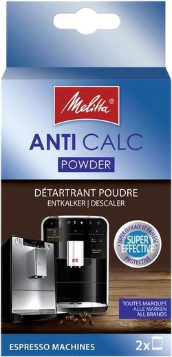 Melitta Anti-Calc Powder for Fully Automatic Coffee Machine 2 x 40 g Melitta Anti-Calc Powder for Fully Automatic Coffee Machine 2 x 40 g