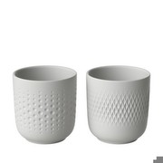 Villeroy & Boch Manufacture Collier Becher Set white 2-piece Villeroy & Boch Manufacture Collier Becher Set white 2-piece