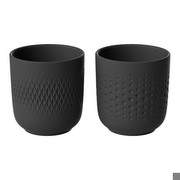 Villeroy & Boch Manufacture Collier Becher Set black 2-piece Villeroy & Boch Manufacture Collier Becher Set black 2-piece
