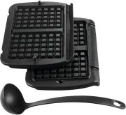 Tefal OptiGrill Waffle Plates (x 2) and Ladle XA7248 Tefal OptiGrill Waffle Plates (x 2) and Ladle XA7248