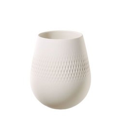 Villeroy & Boch Manufacture Collier Carré Vase small white Villeroy & Boch Manufacture Collier Carré Vase small white