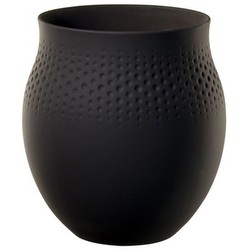 Villeroy & Boch Manufacture Collier Pearl Vase large black Villeroy & Boch Manufacture Collier Pearl Vase large black