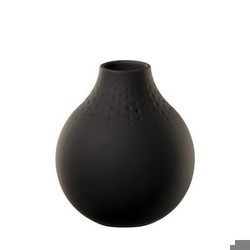 Villeroy & Boch Manufacture Collier Pearl Vase small black Villeroy & Boch Manufacture Collier Pearl Vase small black