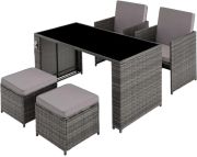 tectake Rattan Seating Group Palermo tectake Rattan Seating Group Palermo