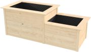 WEKA Tiered raised bed 669 natural WEKA Tiered raised bed 669 natural
