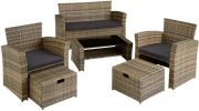 tectake Rattan Seating Group Modena tectake Rattan Seating Group Modena