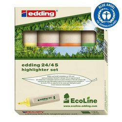 Edding 24 EcoLine highlighter 4 pcs. Edding 24 EcoLine highlighter 4 pcs.