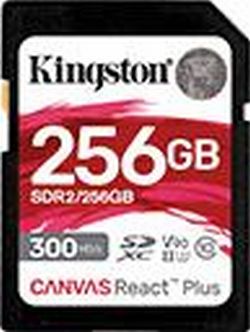 Kingston Canvas React Plus R300/W260 SDXC 256GB (SDR2/256GB) Kingston Canvas React Plus R300/W260 SDXC 256GB (SDR2/256GB)