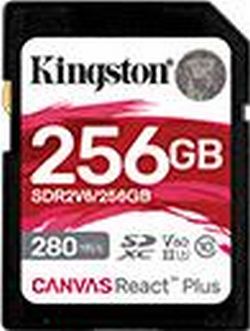 Kingston Canvas React Plus V60 R280/W150 SDXC 256GB Kingston Canvas React Plus V60 R280/W150 SDXC 256GB