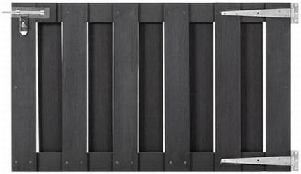 vidaXL Garden gate WPC 100 x 60 cm (49081) vidaXL Garden gate WPC 100 x 60 cm (49081)