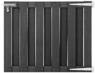 vidaXL Garden gate WPC 100 x 80 cm (49082) vidaXL Garden gate WPC 100 x 80 cm (49082)