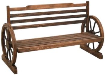 vidaXL Garden bench 112 cm (313891) vidaXL Garden bench 112 cm (313891)