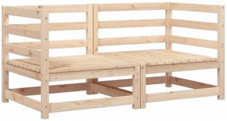 vidaXL Garden corner sofa set 2 pcs 70 x 70 x 67 cm vidaXL Garden corner sofa set 2 pcs 70 x 70 x 67 cm