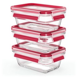 Emsa Clip & Close Glass Set of 3 0.45 l Emsa Clip & Close Glass Set of 3 0.45 l