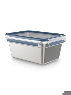 Emsa Clip & Close Stainless Steel rectangular 2 l Emsa Clip & Close Stainless Steel rectangular 2 l
