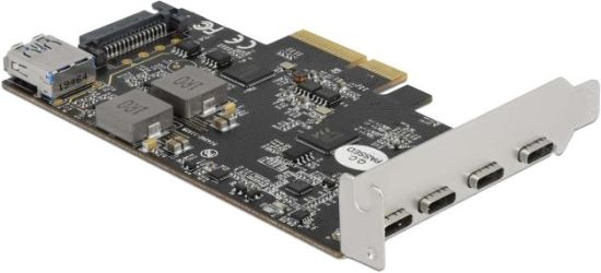 Delock PCI Express x4 Card to 4 x USB Type-C + 1 x USB Type-A (90059) Delock PCI Express x4 Card to 4 x USB Type-C + 1 x USB Type-A (90059)