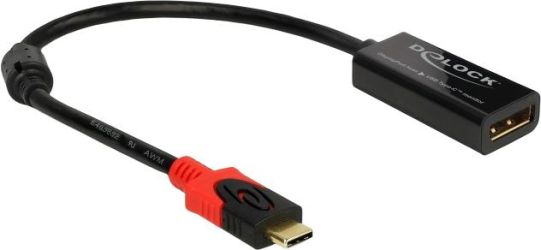 Delock DisplayPort adapter for USB Type-C monitor 4K 60 Hz Delock DisplayPort adapter for USB Type-C monitor 4K 60 Hz