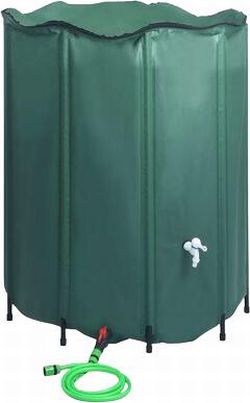 vidaXL Collapsible rainwater tank with tap 1000 l (48607) vidaXL Collapsible rainwater tank with tap 1000 l (48607)
