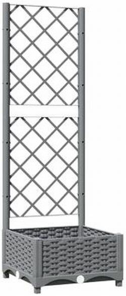 vidaXL Planter with trellis 40 x 40 x 121.5 cm (318248) vidaXL Planter with trellis 40 x 40 x 121.5 cm (318248)