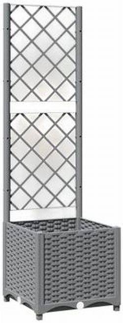 vidaXL Planter with trellis 40 x 40 x 136 cm (153270) vidaXL Planter with trellis 40 x 40 x 136 cm (153270)