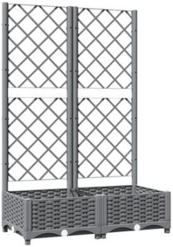 vidaXL Planter with trellis 80 x 40 x 121.5 cm (153271) vidaXL Planter with trellis 80 x 40 x 121.5 cm (153271)