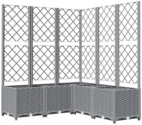 vidaXL Planter with trellis 120 x 120 x 136 cm (153278) vidaXL Planter with trellis 120 x 120 x 136 cm (153278)