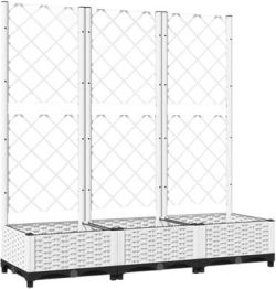 vidaXL Plant container with trellis 120 x 40 x 121.5 cm (153283) vidaXL Plant container with trellis 120 x 40 x 121.5 cm (153283)