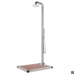 vidaXL Garden shower with base plate 230 cm (3070779) vidaXL Garden shower with base plate 230 cm (3070779)