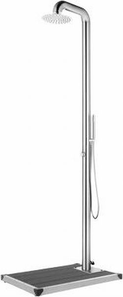 vidaXL Garden shower with base plate 230 cm (3070784) vidaXL Garden shower with base plate 230 cm (3070784)