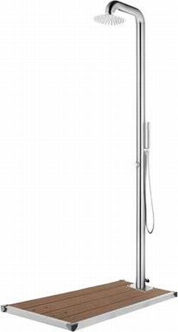 vidaXL Garden shower with base plate 230 cm (3070789) vidaXL Garden shower with base plate 230 cm (3070789)