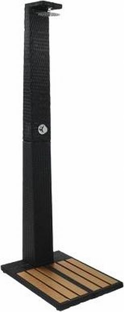 vidaXL Garden shower poly rattan WPC (44750) vidaXL Garden shower poly rattan WPC (44750)