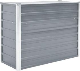 vidaXL Garden Raised Bed Galvanized Steel (44852) vidaXL Garden Raised Bed Galvanized Steel (44852)