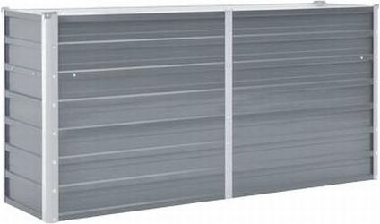 vidaXL Raised Bed Galvanized Steel (44848) vidaXL Raised Bed Galvanized Steel (44848)