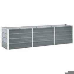 vidaXL Raised Bed Galvanized Steel (47044) vidaXL Raised Bed Galvanized Steel (47044)
