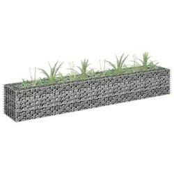 vidaXL Gabion Raised Bed Galvanized Steel (145633) vidaXL Gabion Raised Bed Galvanized Steel (145633)