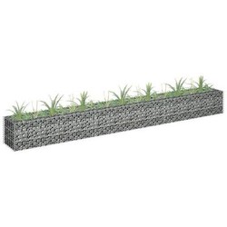 vidaXL Gabion Raised Bed Galvanized Steel (145637) vidaXL Gabion Raised Bed Galvanized Steel (145637)