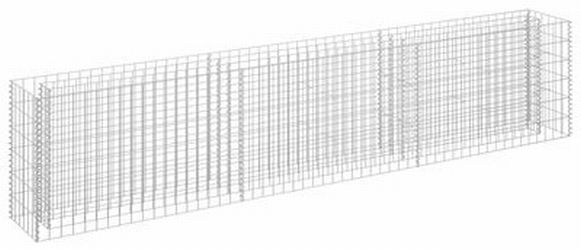 vidaXL Gabion Raised Bed Galvanized Steel (145638) vidaXL Gabion Raised Bed Galvanized Steel (145638)