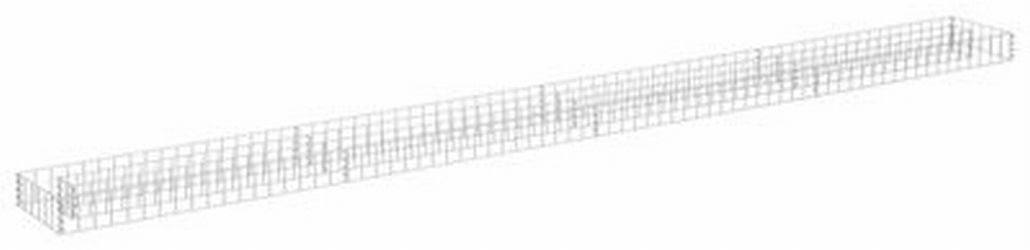 vidaXL Gabion Raised Bed Galvanized Steel (145640) vidaXL Gabion Raised Bed Galvanized Steel (145640)