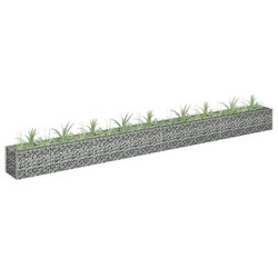 vidaXL Gabion Raised Bed Galvanized Steel (145641) vidaXL Gabion Raised Bed Galvanized Steel (145641)