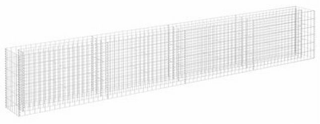 vidaXL Gabion Raised Bed Galvanized Steel (145642) vidaXL Gabion Raised Bed Galvanized Steel (145642)