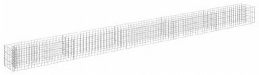 vidaXL Gabion Raised Bed Galvanized Steel (145645) vidaXL Gabion Raised Bed Galvanized Steel (145645)