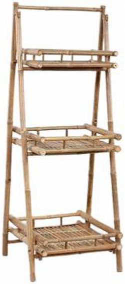 vidaXL Plant stand 3 shelves bamboo (41493) vidaXL Plant stand 3 shelves bamboo (41493)