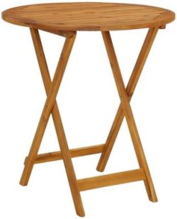 vidaXL Folding round garden table 70 cm (313596) vidaXL Folding round garden table 70 cm (313596)