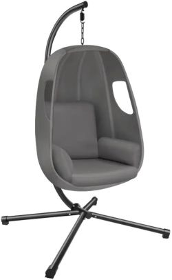 tectake Hanging Chair Anika with Frame and Cushion tectake Hanging Chair Anika with Frame and Cushion