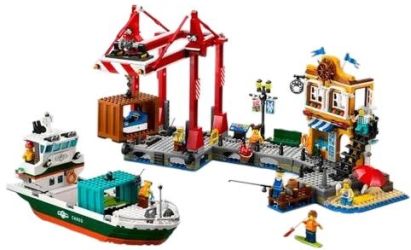 LEGO City harbor with cargo ship (60422) LEGO City harbor with cargo ship (60422)